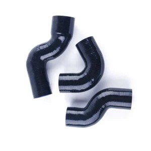 For 90-16 LAND ROVER DEFENDER 2.5 TD5 90 110 SILICONE TURBO HOSE KIT Black - Picture 1 of 7