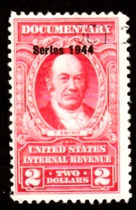 U.S. Revenue ~ Scott R399 ~ 1944 ~ $2 Red ~ DOCUMENTARY ~ F/VF ~ Used - Picture 1 of 1