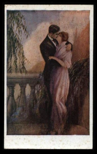 cartolina d'epoca-post card-DONNINE-WOMAN-LADY-FRAU-FEMME GLAMOUR serie16-61 - Imagen 1 de 1