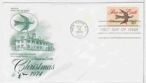 TurtlesTradingPost - Weihnachten selbstklebend - 1974 - #1552 - FDC Artcraft Cachet - Bild 1 von 1