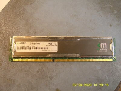 Mushkin Enhanced 4GB 1x4GB PC3-10600 DDR3 Non-ECC 240-Pin DIMM 996770 - Image 1 of 3