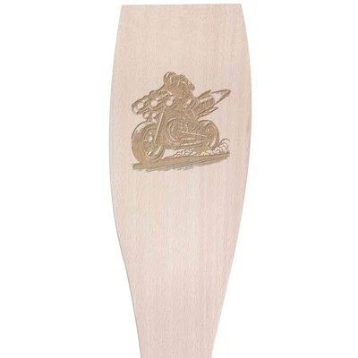 Großer Kochspachtel "Raketenmotorrad" aus Holz (SA00025073) - Bild 1 von 2