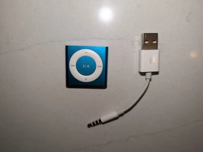 Apple iPod Shuffle 4th Generation 2GB A1373 BLUE - Untested - As Is/Parts! - Image 1 of 3