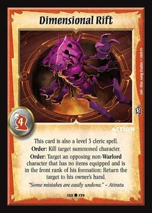 Dimensional Rift - Action - Warlord Saga of the Storm - Imagen 1 de 6