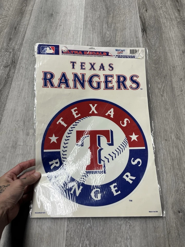 Vintage New In Packaging Texas Rangers World Craft Decal - Image 1 of 4