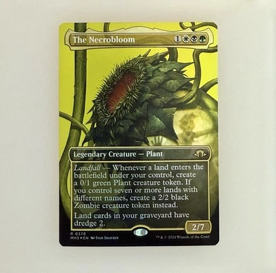 Magic the Gathering: The Necrobloom (Borderless) Modern Horizons 3 Foil NM - Image 1 of 3