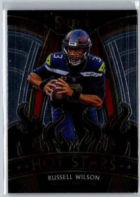 2020 Panini Select #HS18 Russell Wilson Hot Stars Seattle Seahawks - Image 1 of 2