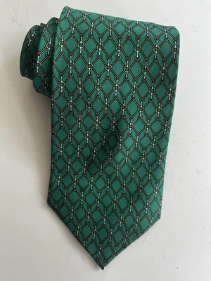 Corbata de seda italiana Beaufort - Verde Foto 1 de 3