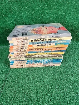 Vintage 1950’s-1960’s Dr Seuss Beginner Books Lot of 14 Foto 1 de 4