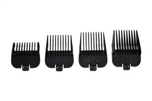 Andis 4 Piece Animal Comb Set; Sizes: 1/8", 1/4", 3/8", 1/2", Black, 21318, (... - Bild 1 von 3