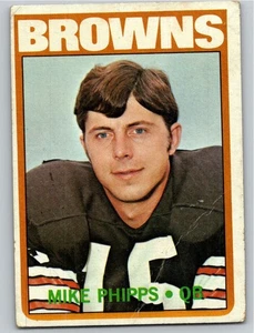 1972 Topps #96 Mike Phipps Cleveland Browns ¡Envío gratuito! - Imagen 1 de 2