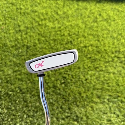 Odyssey Blanco Caliente 2 Bolas J XJ Junior Niños Putter Eje de Acero Mazo 25" Rosa Foto 1 de 4
