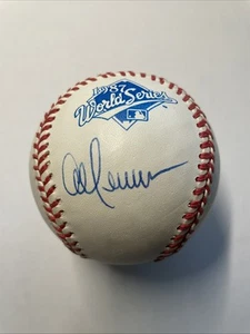Al Newman Autogramm 1987 World Series Baseball mit COA Twins signed Rawlings - Bild 1 von 6