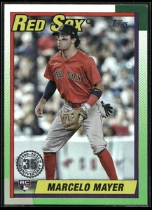 2025 Topps Update Baseball Marcelo Mayer #U90-9 1990 Baseball Foil - Picture 1 of 2
