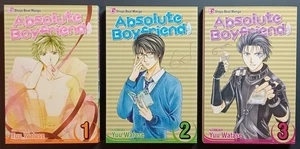 Absolute Boyfriend Manga Yuu Watase volúmenes 1, 2, 3, lote - Imagen 1 de 6