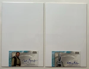 Star Wars Topps Widevision 2002 automático Jack Thompson Cliegg Anthony Phelan Lama Su - Imagen 1 de 3