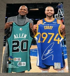 Stephen Curry "2974" Autograph Warriors 8x10 Fanatics/NBA Signed Photo USASM BAS - Picture 1 of 5