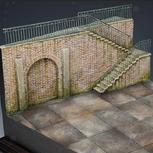 1/35 Building Model Kit Architecture Model Micro Landscape - Picture 1 of 7