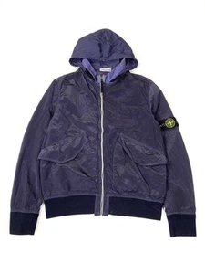 Stone Island 2008 Blue Nylon Metal Shimmer Jacket Vintage Size XL - Picture 1 of 18
