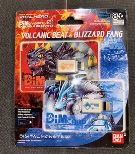 Digimon Bandai Neu DiM Karte VOLCANIC BEAT und BLIZZARD FANG Digital Monster - Bild 1 von 2