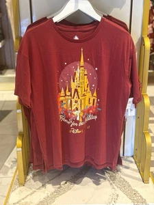 Disney Parks 2025 WDW Home For The Holidays T Shirt Size Large New - Picture 1 of 1