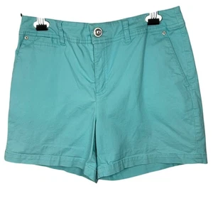 Tribal Jeans Blue Cotton Blend Shorts Women's 4 - Picture 1 of 6