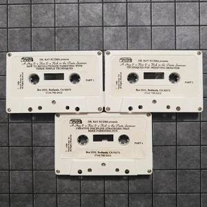 Parent Scene - Dr. Kay Kuzma Parenting Seminar 1, 3, 4 (Cassette Tape Set) RARE - Picture 1 of 3