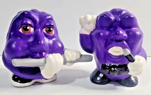 Uvetta California uomo vintage dipinta a mano anni 80 ceramica figure decorazione - Foto 1 di 8