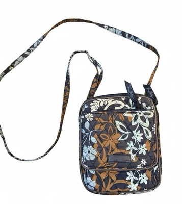 Vera Bradley Mini Hipster – Java Floral Navy – Style 15716-666 – Retired Pattern - Image 1 of 4