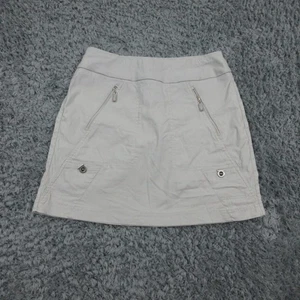 Jamie Sadock Skort Womens 2 Light Gray Zip Pocket Golf Tennis Activewear 28x15* - Picture 1 of 14