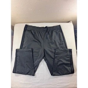 Adidas Mens Track Pants Joggers Gray Polyester Elastic Waist Drawstring Size 2XL - Picture 1 of 7