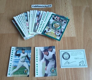 2001 Kane County Cougars MILB Team Set f/ Miguel Cabrera Rookie RC #/2000 COA - Picture 1 of 6