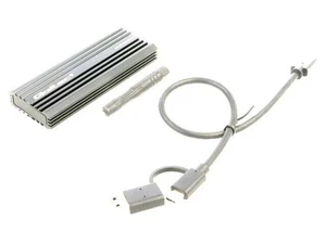 52270 Hard Drive Enclosure: M.2 PnP SATA III, USB 3.1 Aluminum QOLTEC - Picture 1 of 1