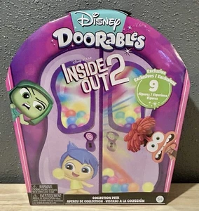 New Disney Doorables Inside Out 2 Collection Peek 9 Collectible Figurines Set - Picture 1 of 4