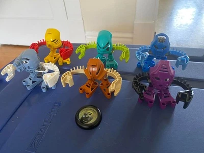 Lego Bionicle McDonald's Tohunga Matoran Complete Set Of All 6 Only 1 Disc - Image 1 of 4