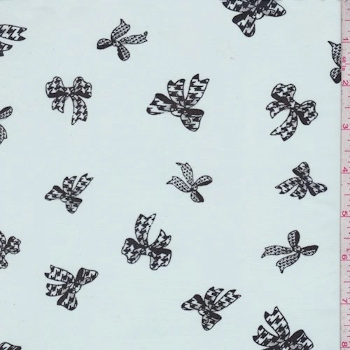 Tela de Georgette con lazo pálido como nuevo/negro Foto 1 de 1