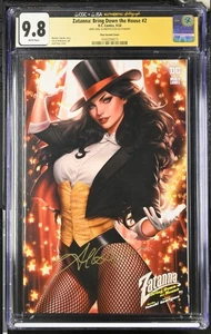 Zatanna Bring Down The House #2 CGC 9.8 JSA signiert Ariel Diaz Variante DC Comics - Bild 1 von 2