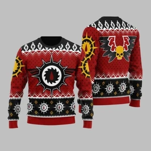 2025 Christmas Warhammer Flesh Tearers Iconic Ugly Christmas Sweater - Picture 1 of 3