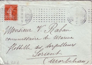 PARIS XX-MASCHINE CHAMBON SUR 10c SÄMASCHINE 15-3-1913 - Bild 1 von 1