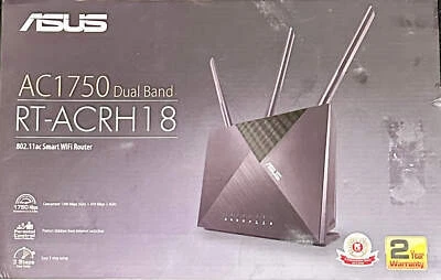 ASUS AC1750 WiFi Router RT-ACRH18 - Image 1 of 4