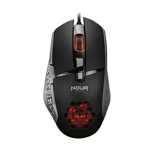 MOUSE GAMING OTTICO USB NOUA ROKA ILLUMINAZIONE LED 4 COLORI 8 TASTI 7200 DPI - Foto 1 di 7