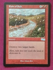 Magic The Gathering URZA'S SAGA RAIN OF SALT single red card MTG
