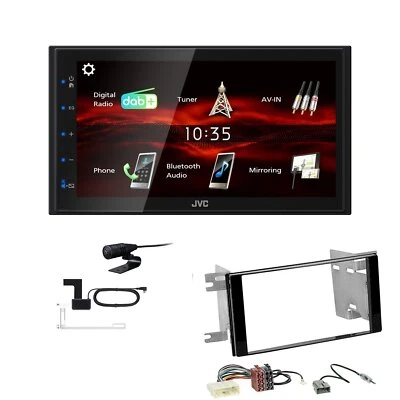 JVC KW-M180DBT 2DIN DAB+ Autoradio für Subaru Impreza 2007-2012 - Bild 1 von 4