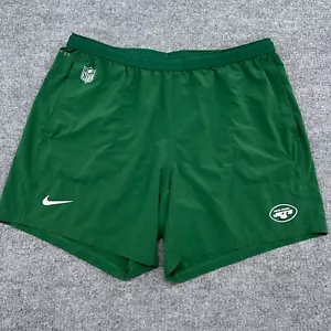 New York Jets Nike Shorts Men 2XL Green On-Field NFL Football Stretch Team Issue - Picture 1 of 11
