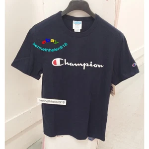 CAMISETA CAMPEÓN BORDADA HERENCIA SCRIPT AZUL MARINO HOMBRE TALLA MEDIANA - Imagen 1 de 11