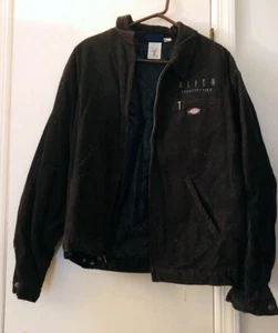 Vintage 1997 Dickies Alien Resurrection Black Crew Coat Size XXL Very Rare - Picture 1 of 3