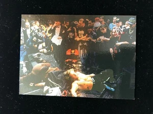 2000 Comic Images WWF No Mercy #52 Mankind vs Triple H tarjeta de lucha libre - Imagen 1 de 2