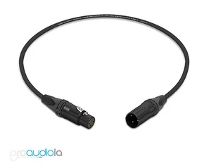 Cable Mogami 3173 110 ohmios AES/EBU | Neutrik Gold XLR-F a XLR-M | 3 pies 3 pies 3' - Imagen 1 de 1