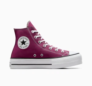 NEW Converse Chuck Taylor All Star Hi High Lift Platform Legend Berry - Picture 1 of 5