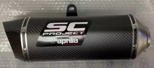 Aprilia by SC Project Carbon Fiber Silencer RS660 RS-660 Motorcycle 2B011249 - Picture 1 of 4